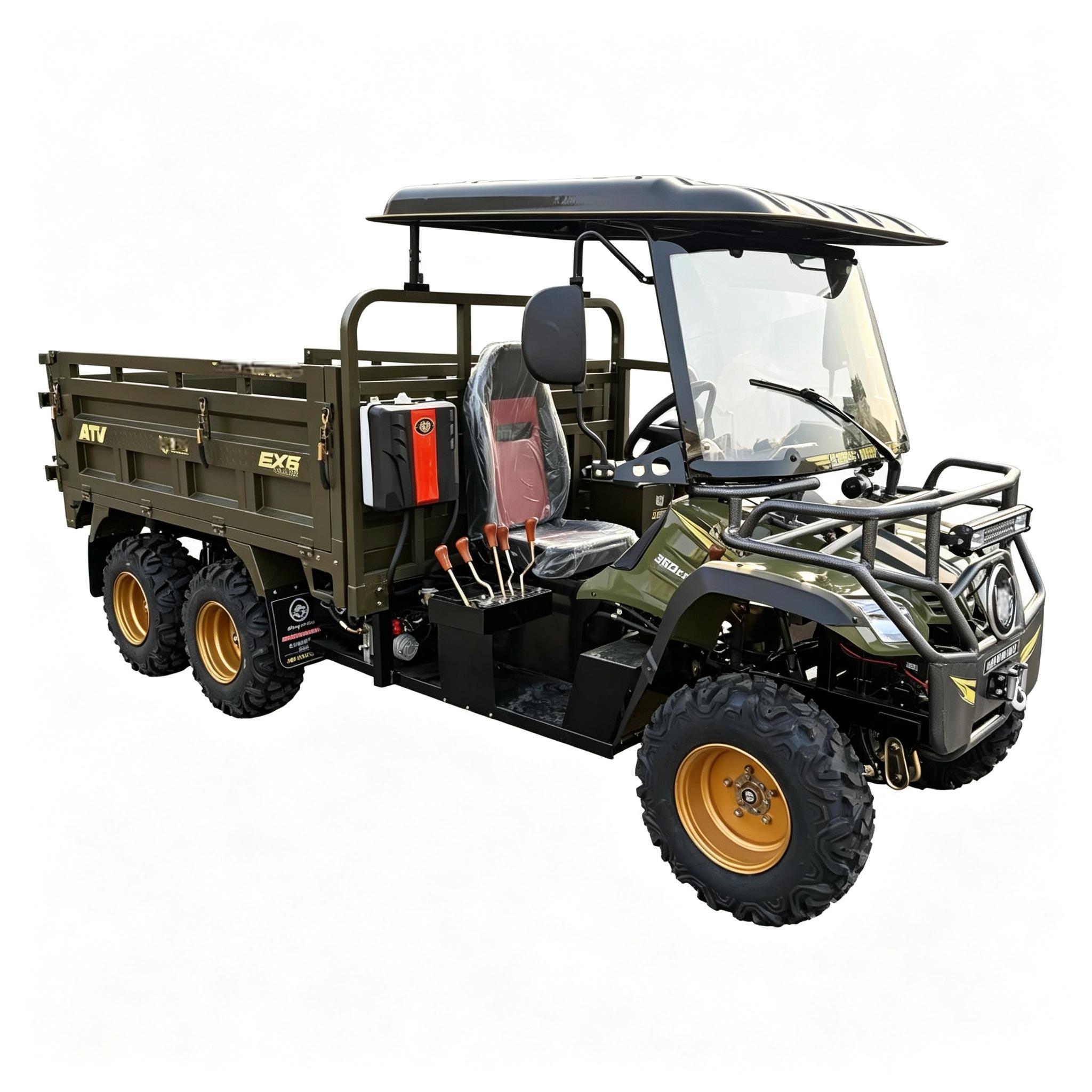 WK02 300cc 4WD hydraulic dump cargo tricycle