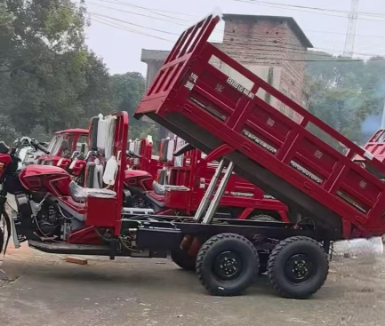 WK06 300cc double-top self-dumping 4WD cargo tricycle